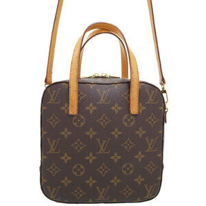 Louis Vuitton Monogram Leather Brown Spontini Bag